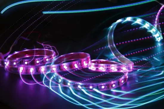 840lm Flexible Led Strip Lighting For Indoor Decoration, 5050 Rgb Smd Led Strip Light With Full Color