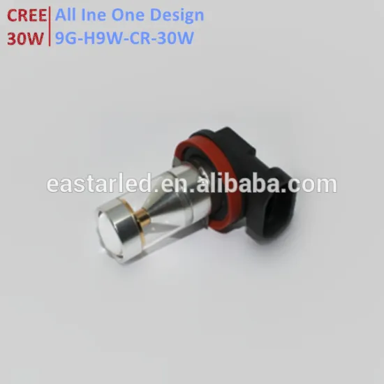 9G RA>80 E mark standard H9 base 30w led car lamp