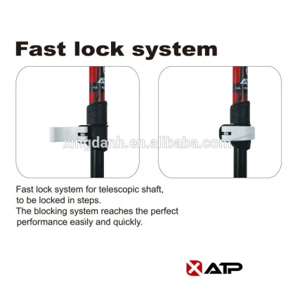 Quick lock telescopic 7075 hiking pole