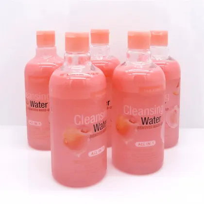 TLM Custom Label Peach Cleansing Water - Makeup Remover & Moisturizer