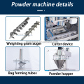 Vertical Cassava Wheat Flour Powder Packing Machine