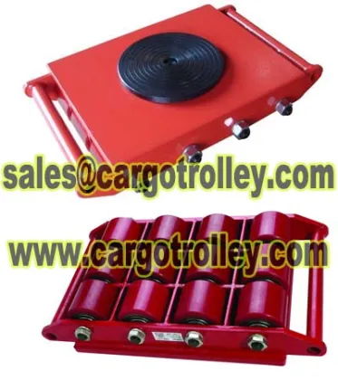 Machinery skates also known as machinery mover