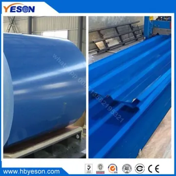 Blue Color Ppgi Steel Sheet