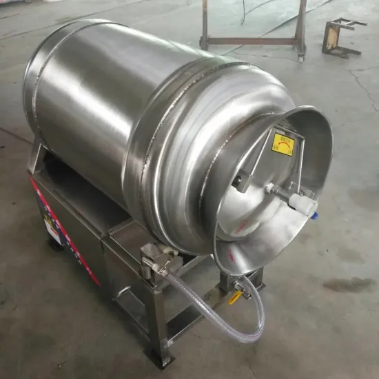Meat Processing Machines: Vacuum Tumbler Marinator & Rolling Kneading Machine