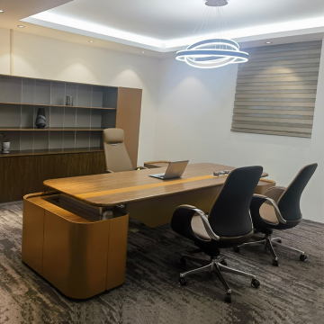 Luxury Wood L Shaped Executive Office Desks by Top Manufacturers