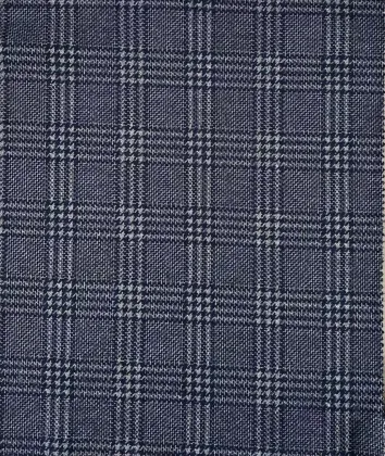 Knitted polyester cotton jacquard fabric