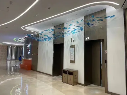 High-End Custom Chandeliers for Large Shopping Mall Elevators