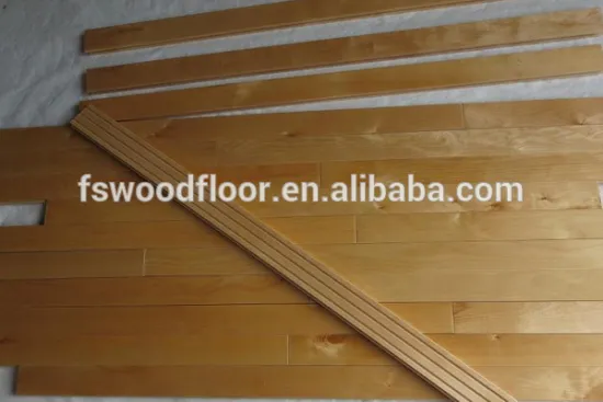 wear resistant indoor maple sports wood flooring