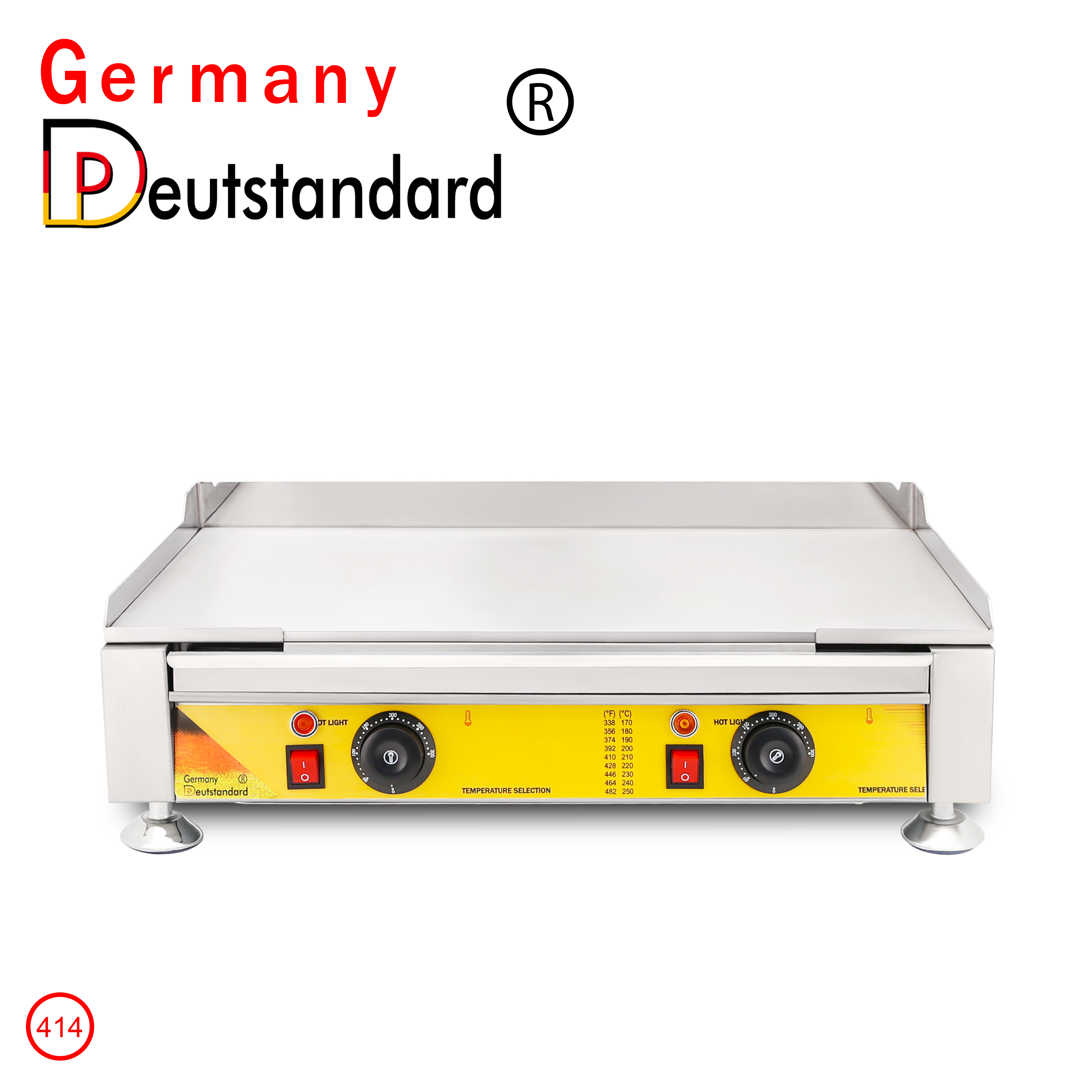 Chromstahl-Grillplatte chromium steel griddle