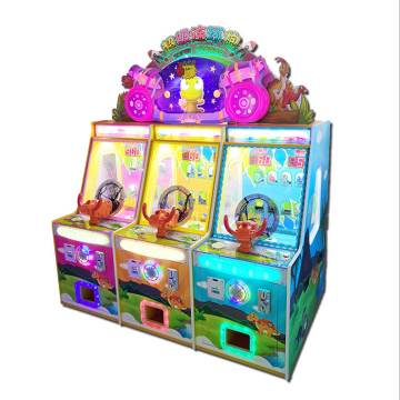 ThreePlus Coin-Operated Dinosaur Shooting Game Machine for Sale: Fun and Entertainment Center