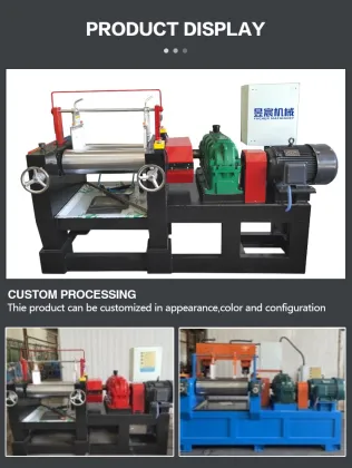 Two-Roll Rubber Open Mixing Mill Machine