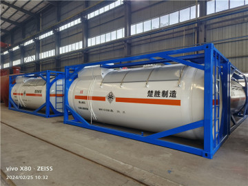 Contenitore per serbatoio di cloro liquido ISO 27ton 20FT