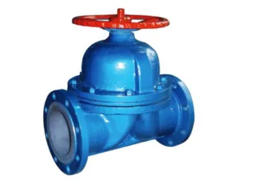 Manually FEP Fluorine Lined Diaphragm Valve