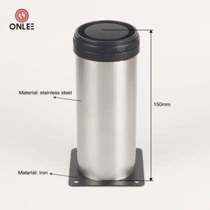 Sofa Leg Stainless Steel 150mm