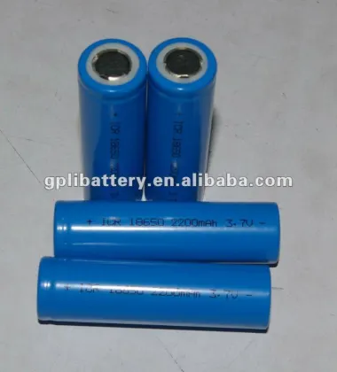 Lithium ion battery 18650 battery 3.7V rechargeable battery for power bank