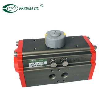 Aluminum Alloy Double Acting Pneumatic Spring Return Valve Actuator - 90 Degree VAT Series