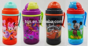 350ml kids sipper bottle/cartoon school portable water bottle/promotional gifts