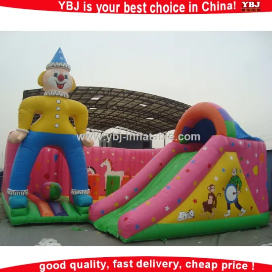 HOT !! New design commercial Giant Inflatable clown bouncer for sale