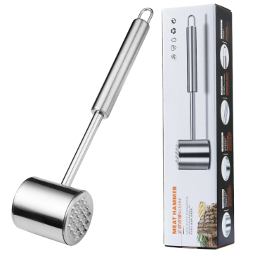 Stainless Steel Beef Mace Tenderizer Hammer for Kitchen and Poultry