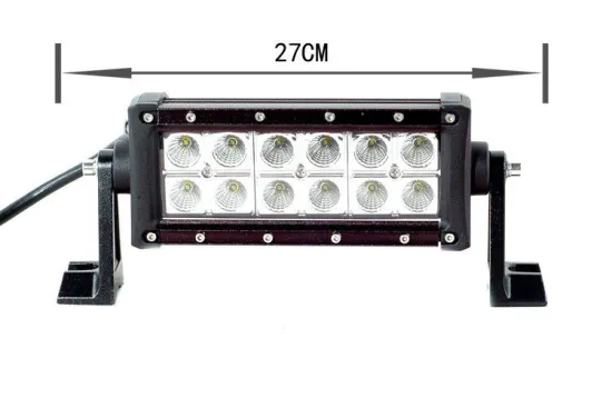 2520lm High Lumen 24v Led Vehicle Light Bar Epistar Led Work Light For Cars