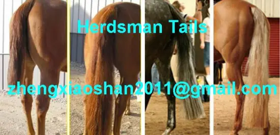 Herdsman supply all kind of Multicolour false horse tails in 95cm long