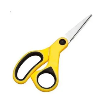 Student Scissors, Made of Stainless Steel, with Plastic Handle