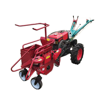 Mini Self-Walking Maize Harvester for One Row Corn
