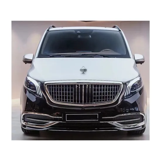 Maybach Styled Front and Rear Bumpers Grille Kit for Mercedes Benz V-Class W447 Vito V260