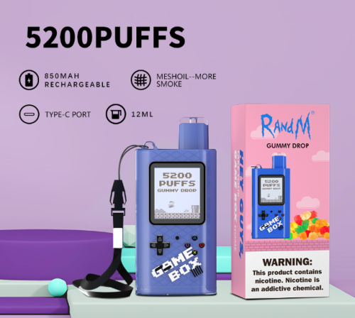 Randm New Launched Classical Game Design 5200 Puffs