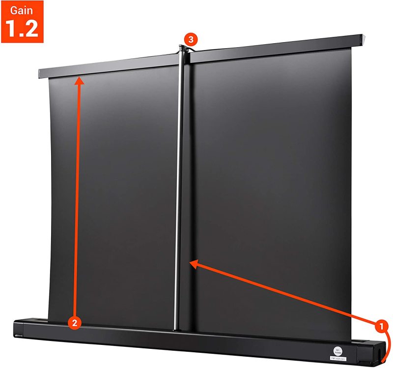 50inch Desktop movie screen