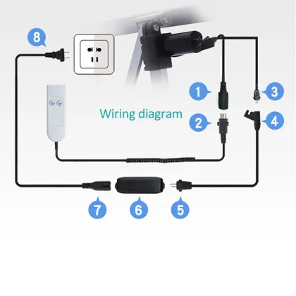 Electric Adjustable Elderly Bed Backrest Motorized Bed Rest Support for Seniors
