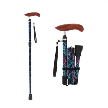 Strong Load-Bearing Folding Walking Stick