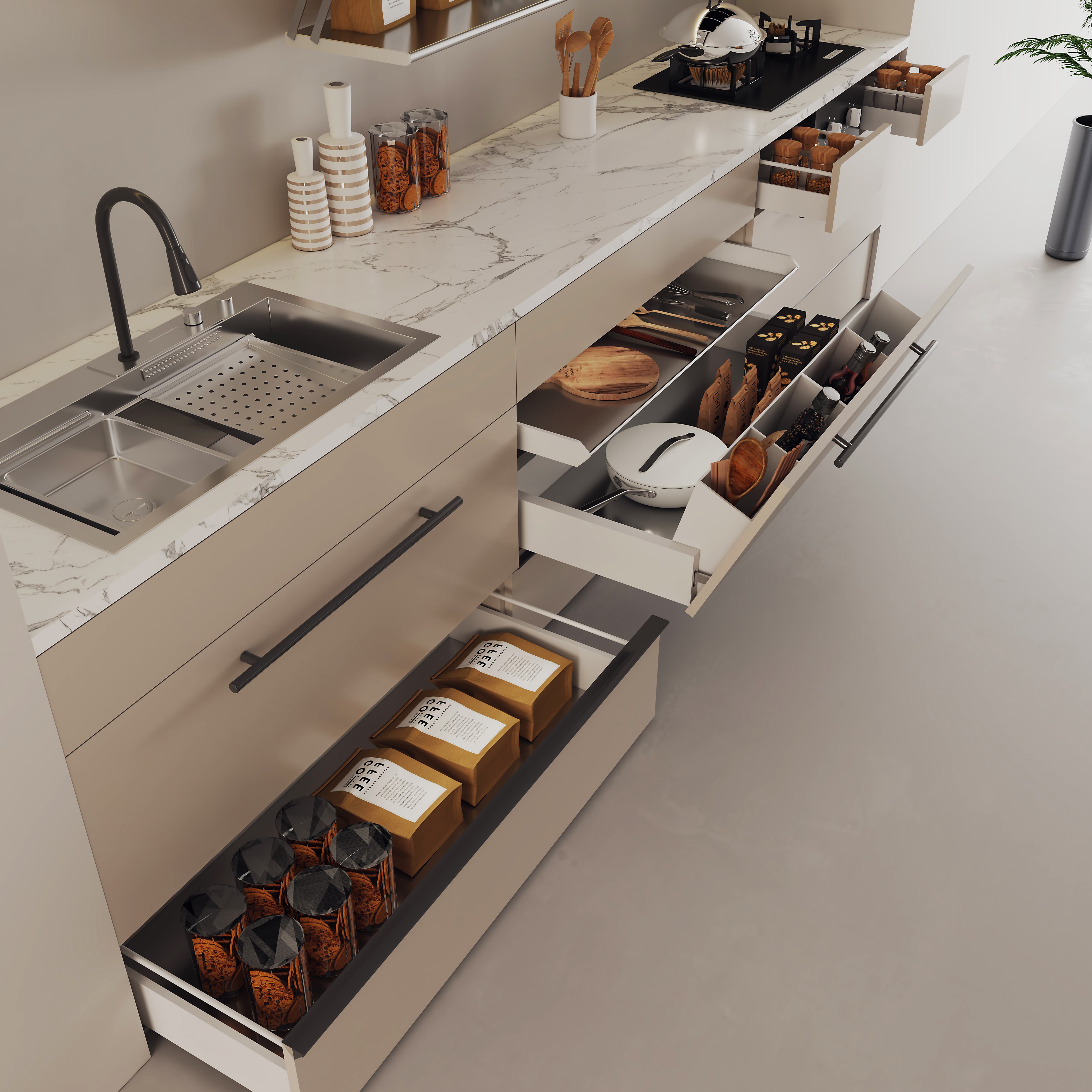Barahton modern stainless steel furniture designs