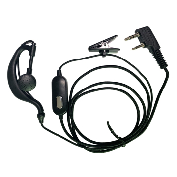 K Connector Earpiece Earphone with Speaker for Baofeng 888S, UV-5R, UV-82 Two-Way Radios
