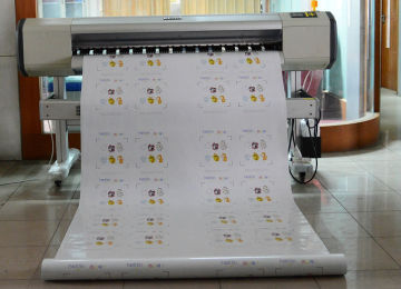 pictorial machine for printing of advertisement