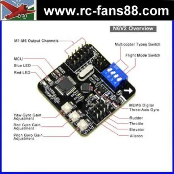 EAGLE Multicopter Flight Controller N6 (support up to 6 rotors) V2