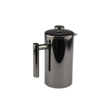 Black Mirror Polishing French Press Pot