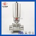 SS304 Or SS316L Clamp Pneumatic Ball Valve