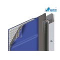 PVC Hochgeschwindigkeitsrollen Sie Cold Storage Door