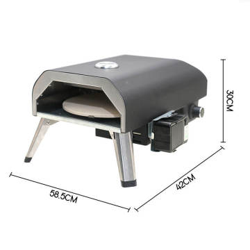 Tragbare Außenküche: Entdecken Sie den besten Klappgasbrenner, den kleinen Pizzahersteller und den rotierenden Pizza -Ofen -Maschine für perfekt knusprige Pizzas überall