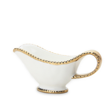 Ceramic Gravy Boat Milk Pot - RZD001 350 ML Porcelain Sauce Cups