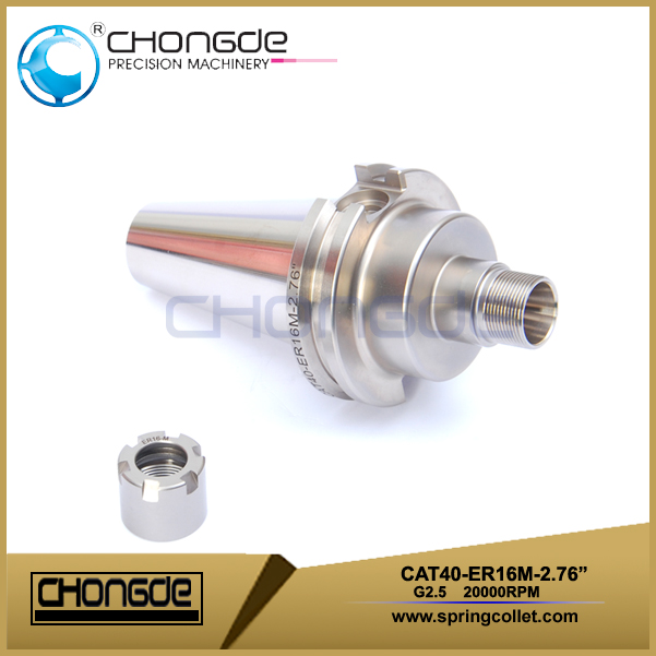 CAT40-ER16M-2.76 &quot;حامل أداة آلة Collet Chuck CNC