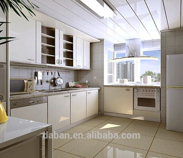 New design high quality plywood custom wooden kitchen cabinet online