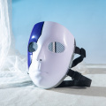 Máscara de cosplay de anime em PVC dividido em dois tons