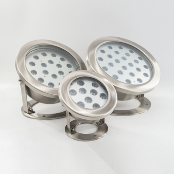 Dmx control stainless steel ip68 rgb fountain lights
