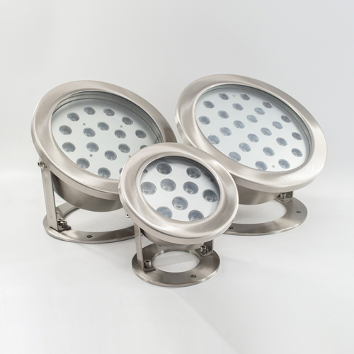 Dmx control stainless steel ip68 rgb fountain lights