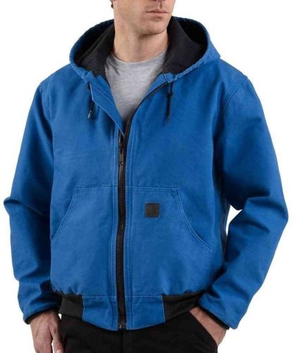 Mens Jacket With Hood , 100% Ring-spun Cotton Sandstone Mesh Lined