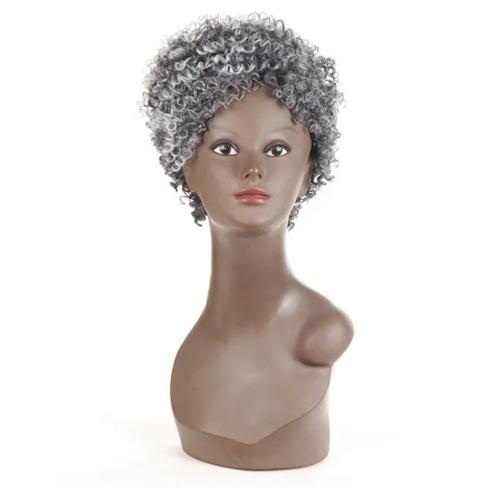 MAGIC 10 inch Cheap Short Bob Synthetic Hair Afro Kinky Curly Wigs For African Black Women Premium High Temperature Fiber