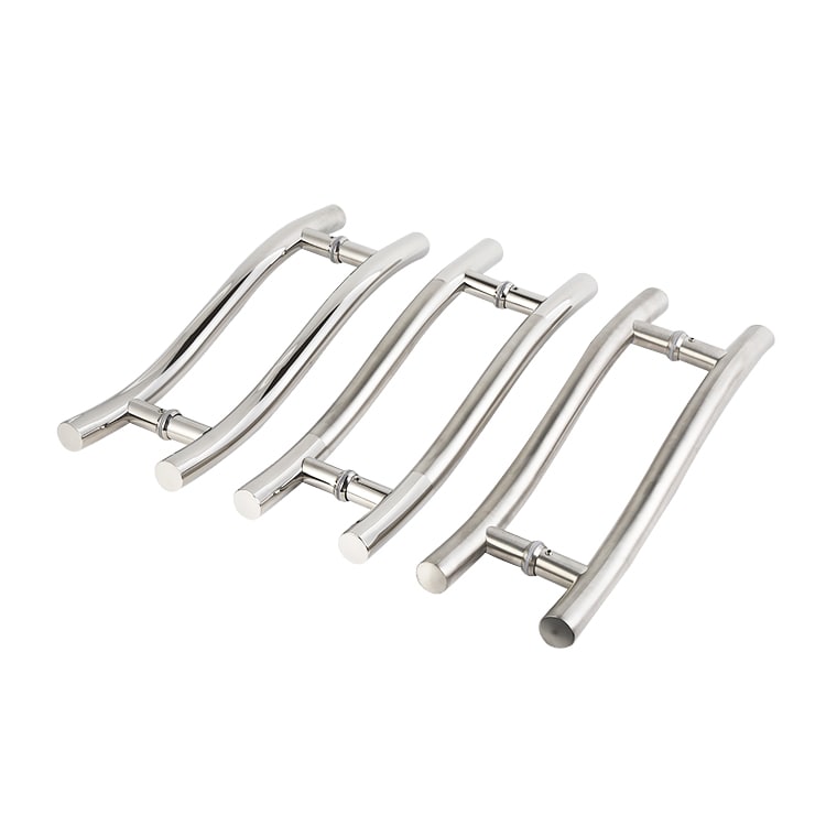 S-shaped Stainless Steel Glass Door Handle (6)