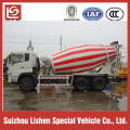 Dongfeng Beton campuran truk 6x4 drive yang Cummins 340hp